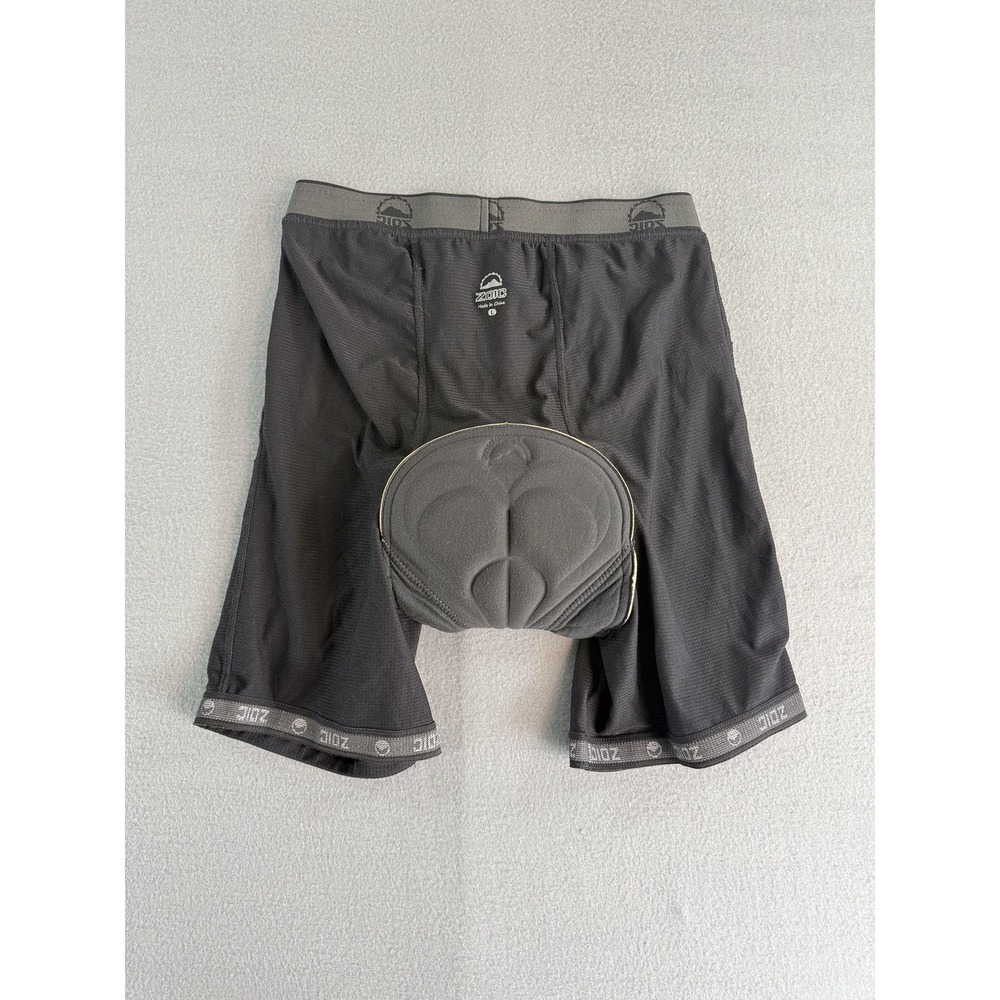 Zoic Cycling Shorts Mens Large Black Padded Liner‎ Mountain Bike Underwear
